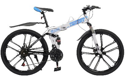 Vélo de montagne pliable 21 vitesses pour adulte VTT Vélo de frein