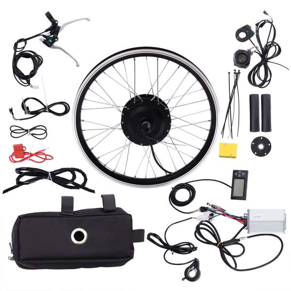 Kit de Conversion de vélo électrique moteur de roue avant 350W Kit de vélo électrique 36V moteur de moyeu 20 "contrôleur de vélo