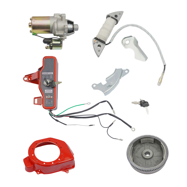 Kit de démarrage électrique - Moteur volant d'inertie - Compatible avec Honda GX160 GX200