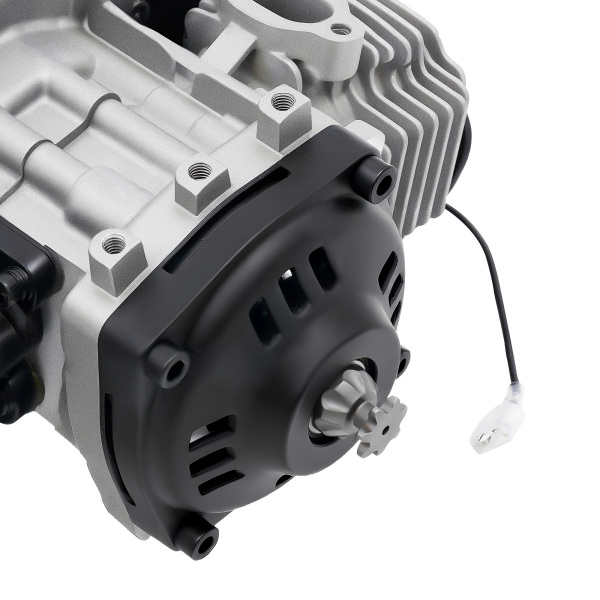 Moteur De Vélo 49 Cc, 2 Temps, Monocylindre - Mini Moteur à Corde à Traction - Avec Refroidissement Par Air - Avec Carburateur Pratique - Filtre à Air - Pour Mini Motos