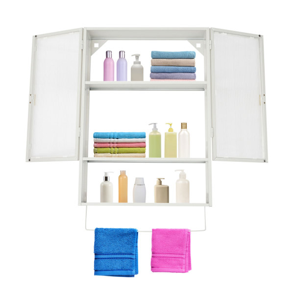Meuble de rangement 50 x 14,5 x 70 cm, armoire haute, blanc, pour cuisine et chambre - Blanc