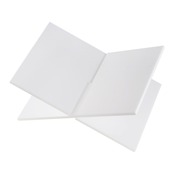 Porte-livre en acrylique, Porte-livre en acrylique avec cadre en croix, support de lecture, 32*14cm, blanc