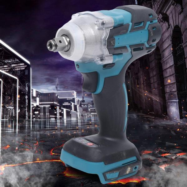 Visseuse à percussion sans fil 520 nm 1/2" Tournevis à cliquet compatible avec Makita