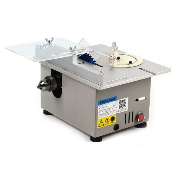 Mini Scie Circulaire Sur Table 96W - Profondeur Coupe 14mm, 7 Vitesses | Pour Modélisme, Bois, DIY