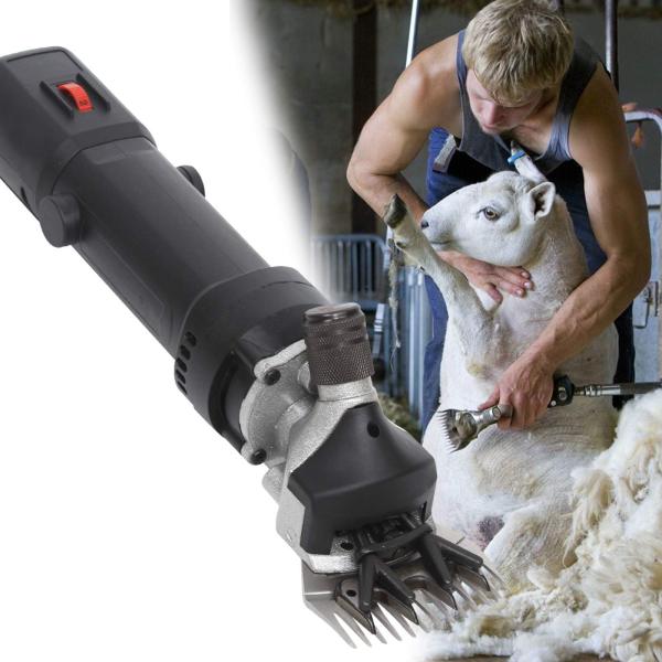 Tondeuse à moutons 350W Electric Professional Machine à tondre les moutons Machine à couper les animaux qui produisent des fibres de laine Tondeuse à moutons 350W Electric Professional Machine à tondre les moutons Machine à couper les animaux qui produisent des fibres de laine