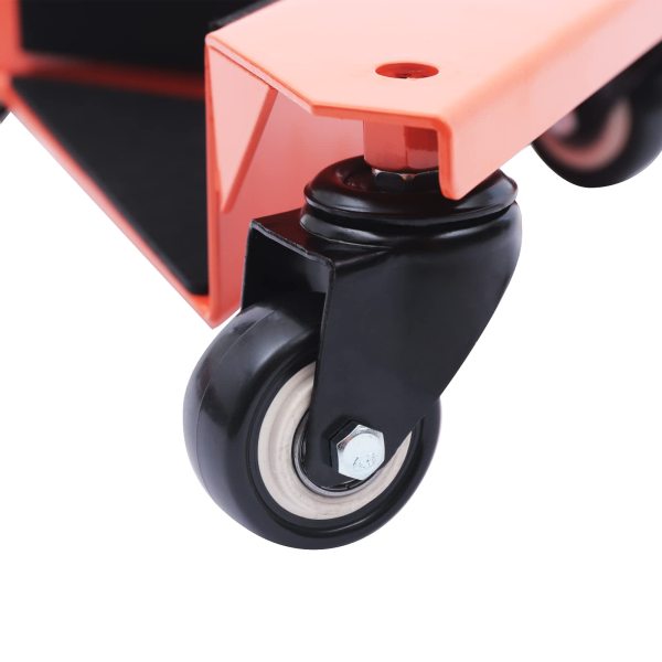 Roues Pour ?lourde Charge Kit De 4 Roulettes Pivotantes Uréthane Roue De Meuble Avec Tige Filetée Roulements à Roulement Roues Muet En Forme Pour Chariot Table Ceubles (75mm M10,Pivotante X2 Frein X2