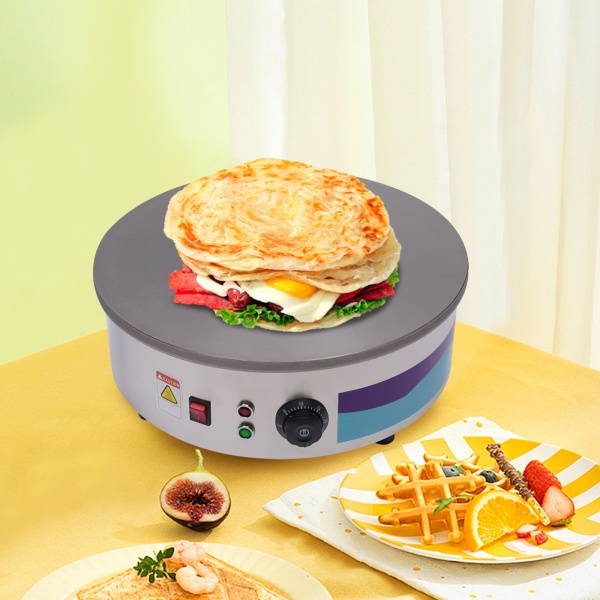 Machine à Crêpes Pro – 3KW, Plaque 40 Cm Acier Inox – Occasion (retour Client)