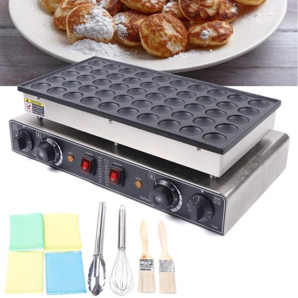 Appareil a Gauffre Antiadhesive, Gaufrier Machine à Gaufres 1700 W, 50 moules à crêpes électriques