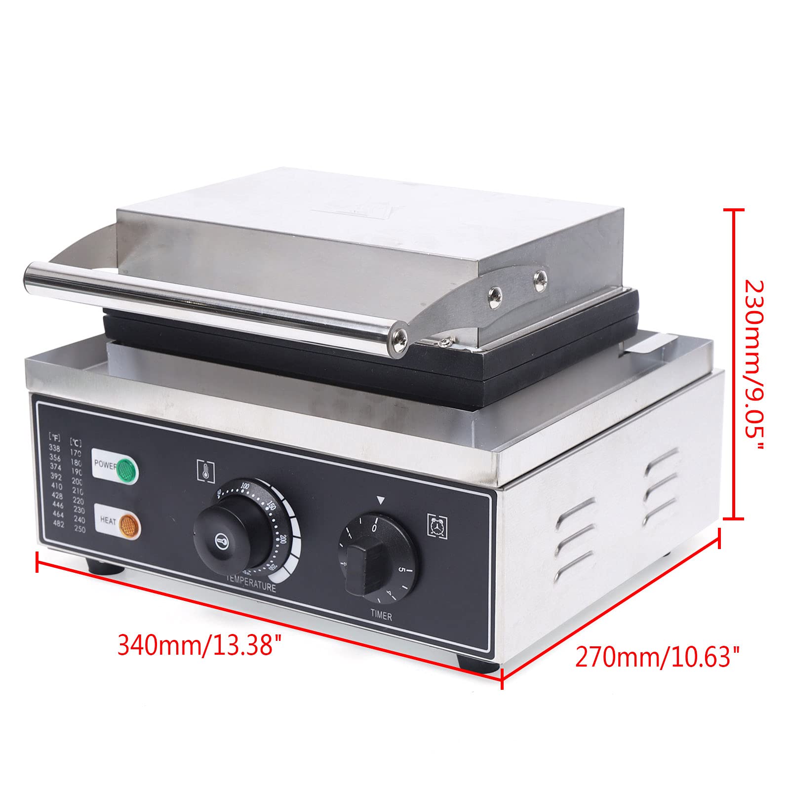Machine à Donuts électrique - 12 Moules, 1500W, 220V - En Acier Inoxydable, Plaques Antiadhésives - Pour Maison Ou Commerce - 2