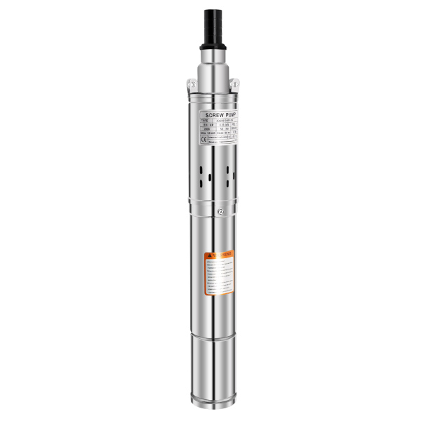 Pompe de Puits Profond, Pompe Submersible en Acier Inoxydable de 3 Pouces, Pompe de Puits de 250 W, Débit Max. 1600 l/h