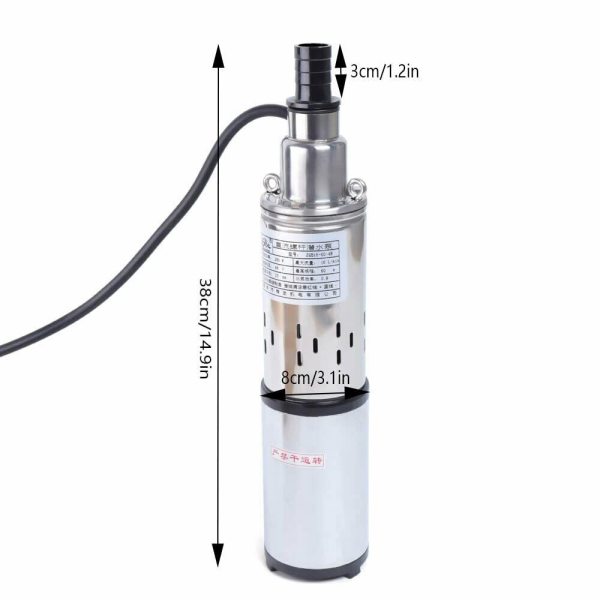 CNCEST-Pompe de fontaine solaire en acier inoxydable 48 V 280 W 16 l/min