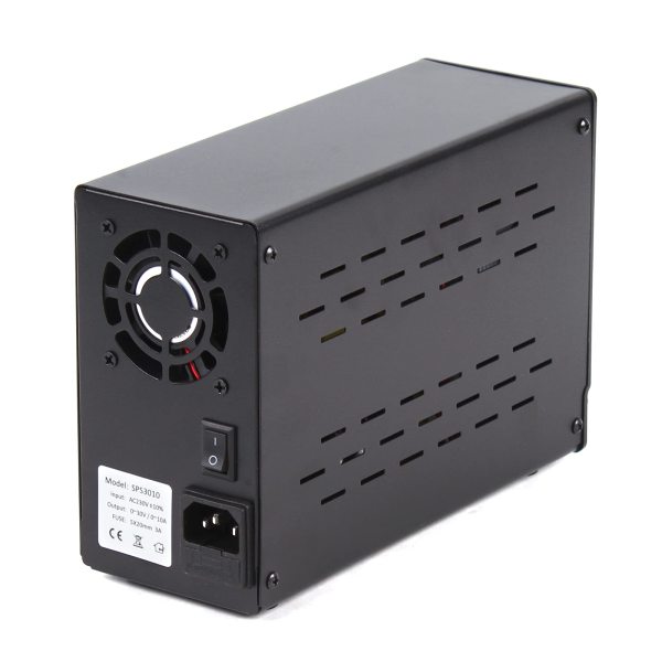 Bloc d'alimentation de laboratoire CC réglable avec affichage LED à 4 chiffres 0-30 V 0-10 A stabilise le bloc d'alimentation de laboratoire