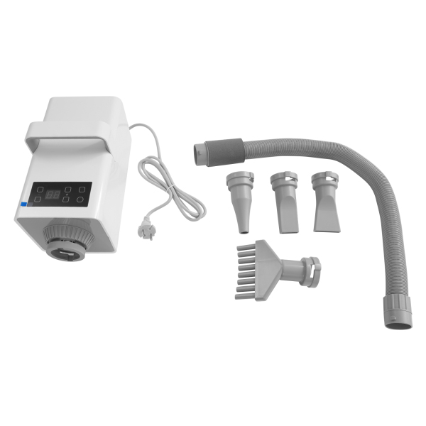 Sèche-cheveux pour animaux de compagnie 2200 W, sèche-cheveux réglable pour animaux de compagnie - Blanc