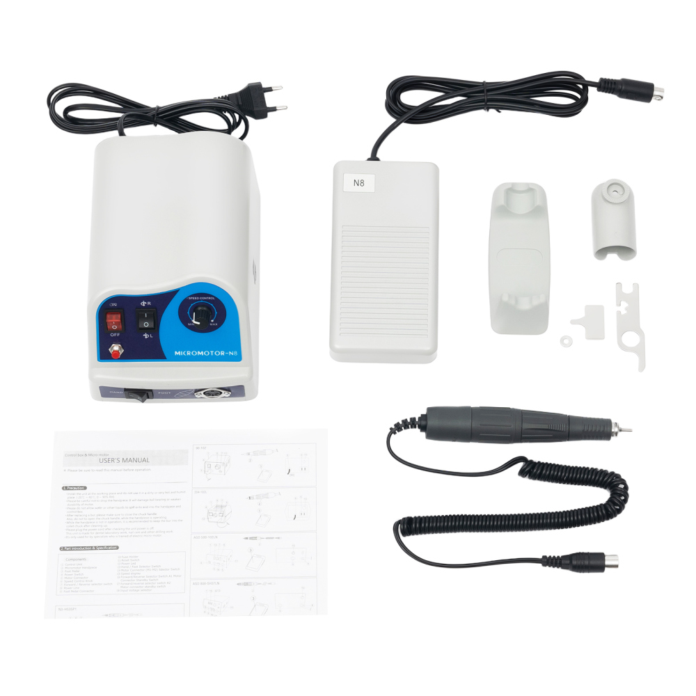 Micromoteur N8 Polisseur de Pièce à Main 45000 RPM Handpièce Ponceuse Électrique