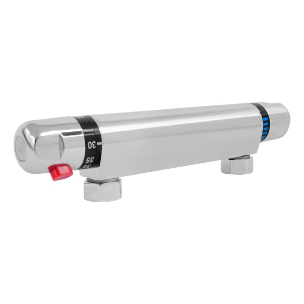 Robinet de douche thermostatique Robinet mitigeur de douche avec bouton de protection