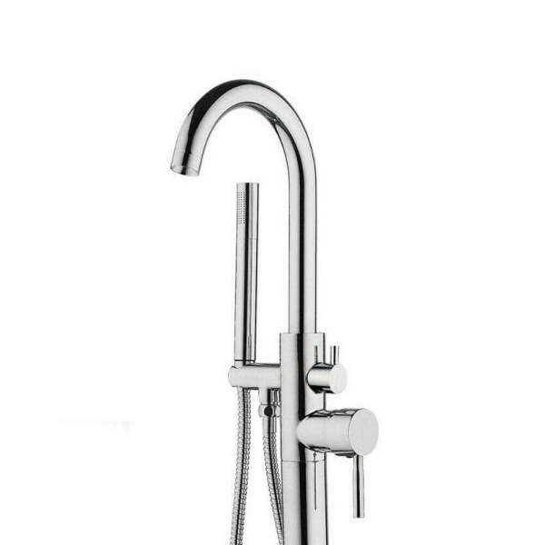 Robinet de baignoire galvanisé, baignoire à robinet autoportante baignoire debout robinet de baignoire robinet douche à main