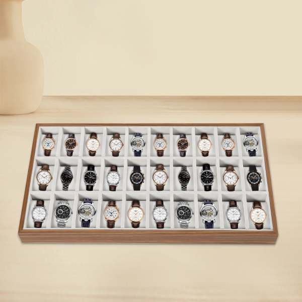 Boîte de montre, vitrine, organisateur, rangement de bijoux