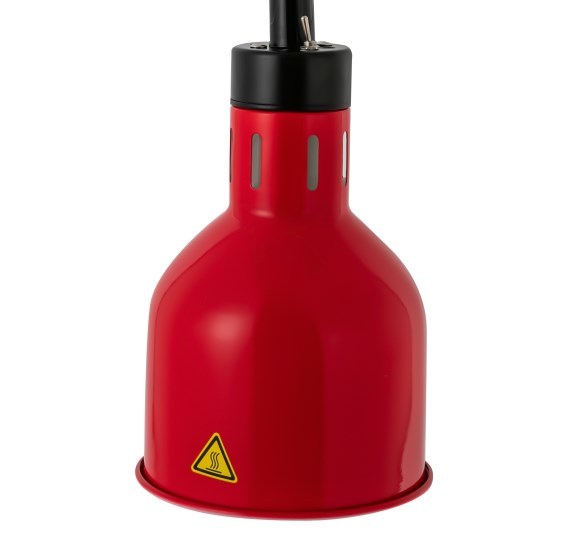 Lampe chauffante commerciale rétractable pour aliments, 220V, 250W, pour Buffet, restaurants, hôtels, cuisines, cafés, rouge