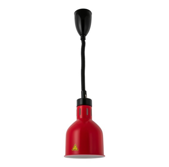 Lampe chauffante commerciale rétractable pour aliments, 220V, 250W, pour Buffet, restaurants, hôtels, cuisines, cafés, rouge