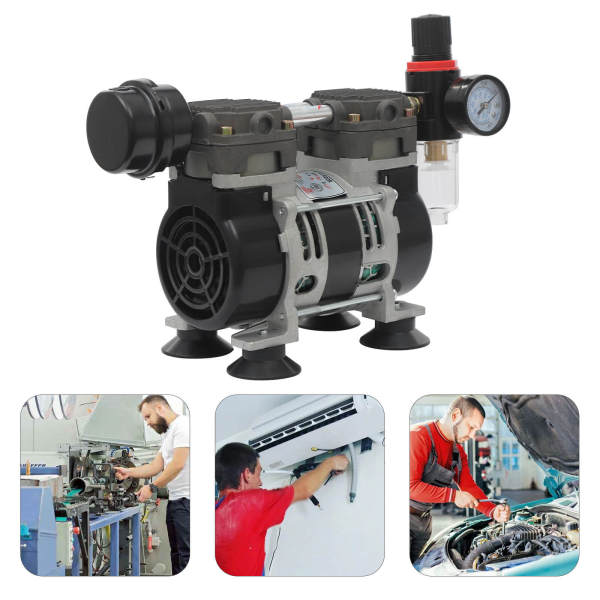 Pompe à vide sans huile pour laboratoire sans huile Pompe à vide sans huile 200 W 1450 tr/min 60 L/min Pompe à vide sans huile pour laboratoire sans huile Pompe à vide sans huile 200 W 1450 tr/min 60 L/min