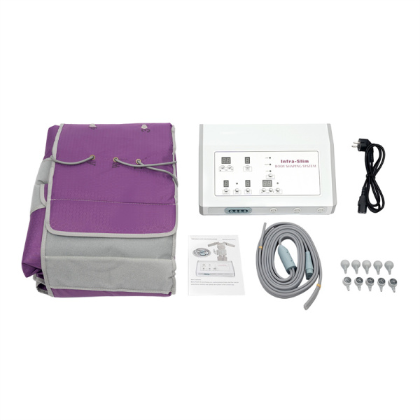 Appareil de massage pour tout le corps - Pressothérapie - Drainage lymphatique - Appareil de massage réglable - Violet