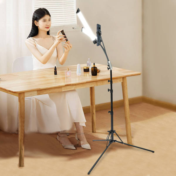 Lampe De Chantier LED 21000 Lumens Avec Trépied - 3 Têtes, 210W, Portable