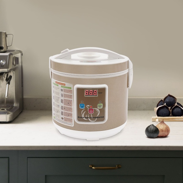 Machine à Fermentation D'ail Noir Automatique 5L - 90W, Température Réglable 30-85°C - Pour Ail Noir, Yaourt, Kimchi, Etc.