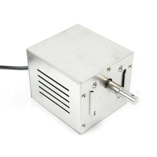 Moteur électrique pour barbecue en acier inoxydable 25 W - Pour rôtisserie et plus de 2,5 tours/min - 60 kg