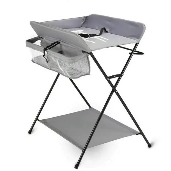 Table à langer multifonction - 25 kg - Commode à langer pliable bébé - 3 compartiments (sans  roues)