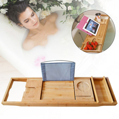 Innovagoods Plateau de baignoire extensible - Bambou - Corbeille & panier - Rue du Commerce Innovagoods Plateau de baignoire extensible - Bambou - Corbeille & panier - Rue du Commerce