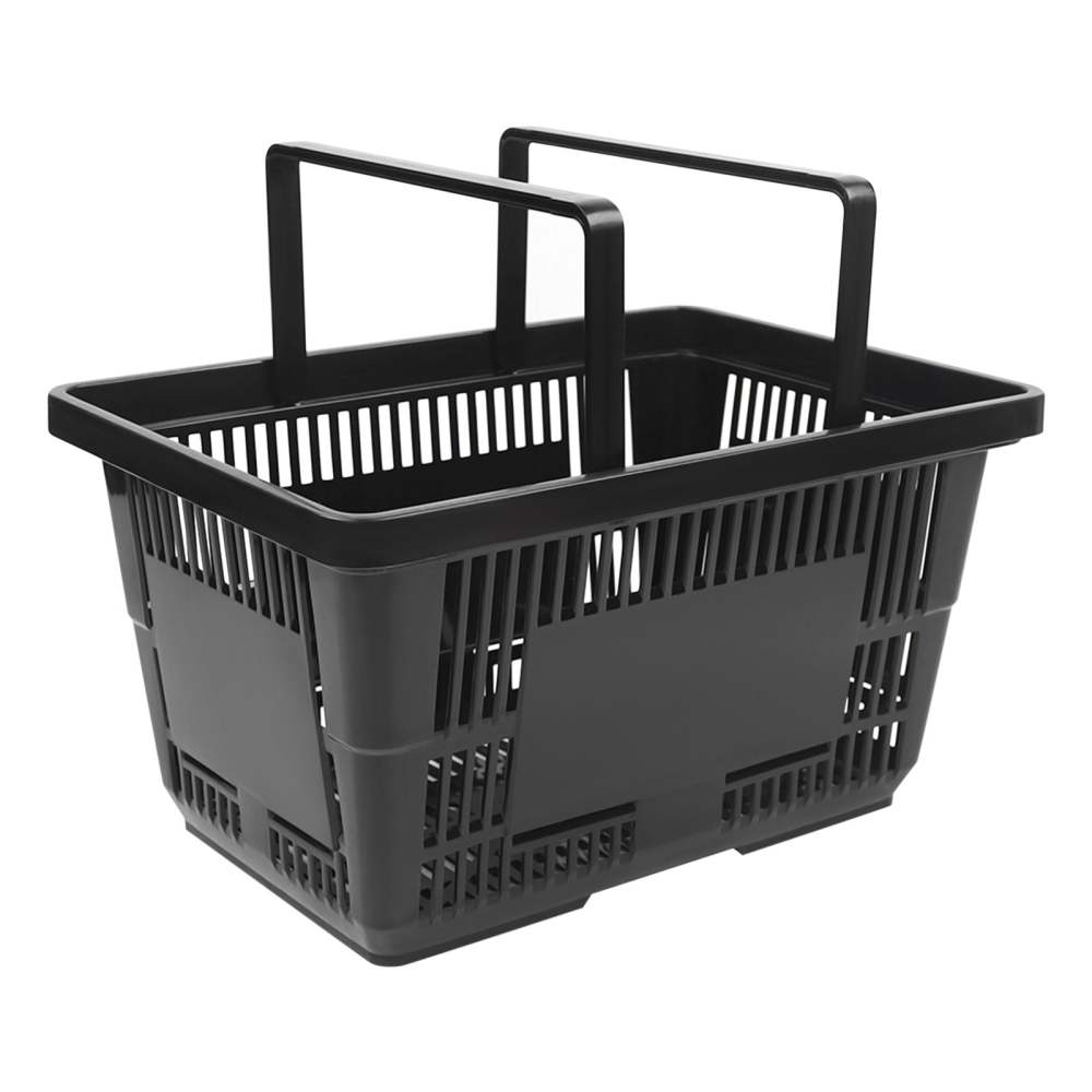 Panier Pliable En Plastique Bleu - 29.8x19.8 Cm - Pour Courses, Légumes, Rangement - Léger Et Portable
