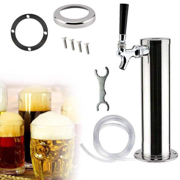 Tireuse à Bière Tour à Bière XXL 5 Litres Avec Robinet - Distributeur De Boissons Pour Fêtes Bonbonne Cocktail