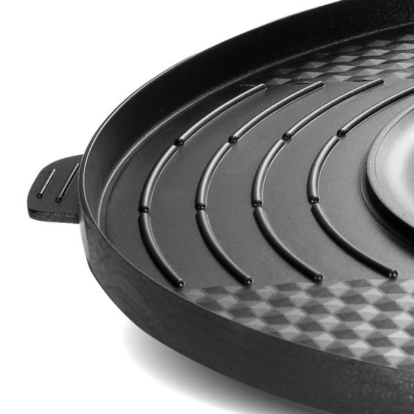 Sauteuse électrique multifonction Gril électrique multifonction Grand hot pot double séparation contrôle indépendant sans fumée Sauteuse électrique multifonction Gril électrique multifonction Grand hot pot double séparation contrôle indépendant sans fumée