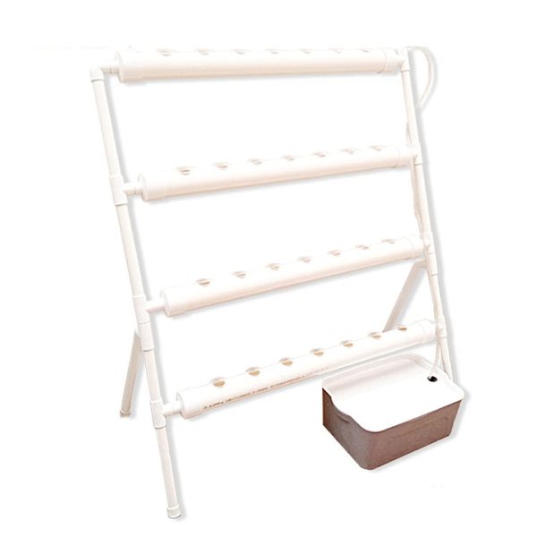 Kit de culture hydroponique avec système de 4 tubes et 36 emplacements de plantation
