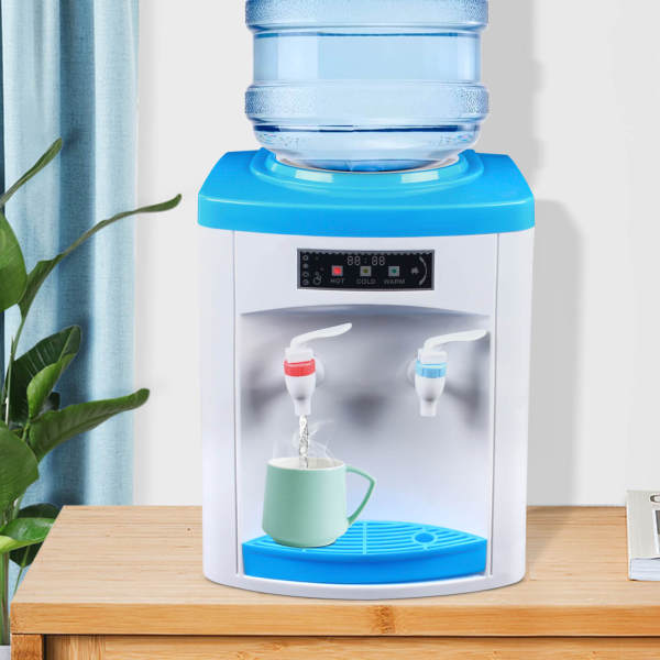 Distributeur d'eau de bureau - Refroidisseur d'eau potable - 550 W - Machine à boire électrique chaude et froide - Pour 5-18 l d'eau dans un seau