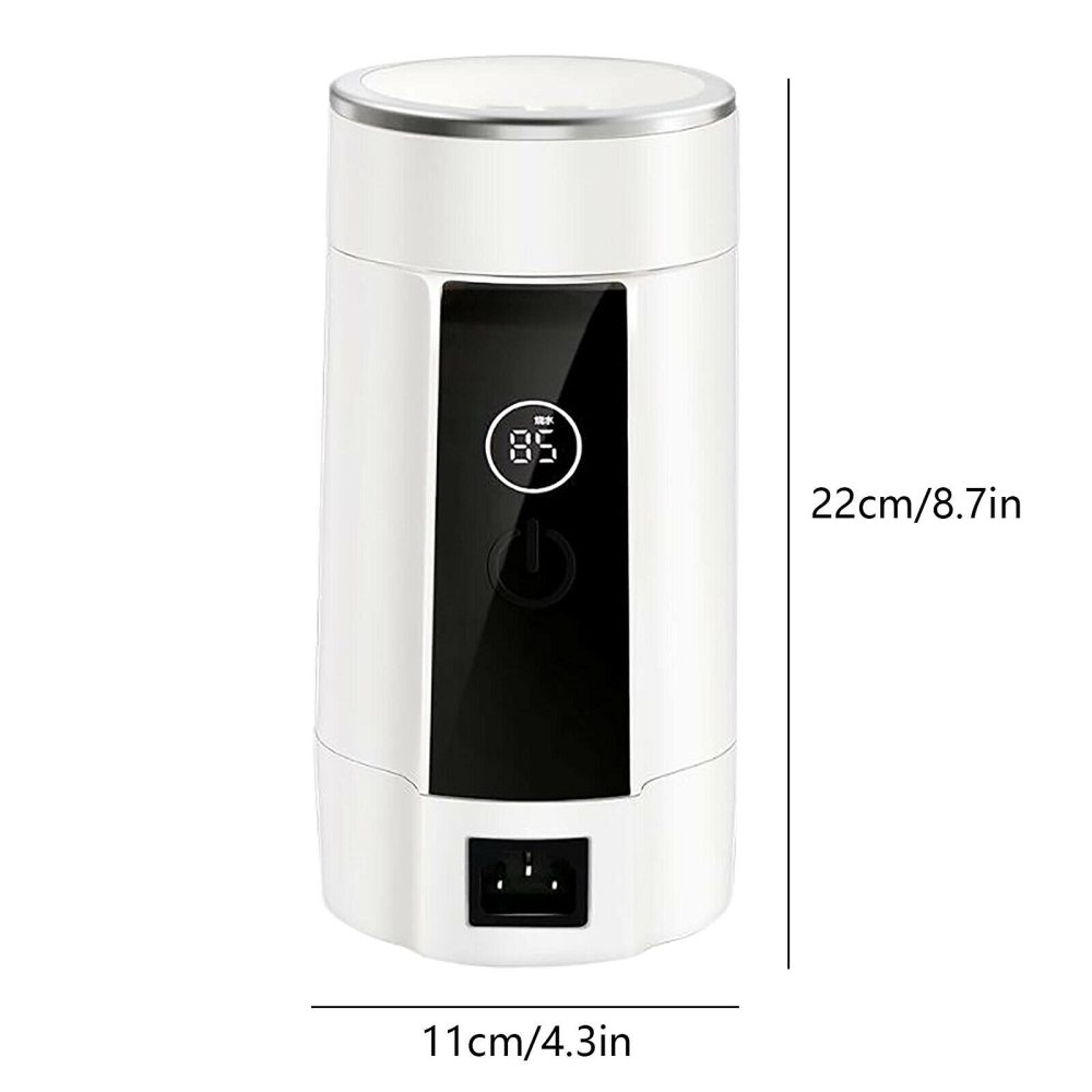 Bouilloire De Voiture Portable 12V - Mini Chauffe-Eau 80W Avec Arrêt Automatique, Acier Inox 304