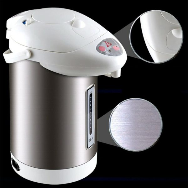 Bouilloire électrique en acier inoxydable 3,8 l 750 W pour la maison et le bureau