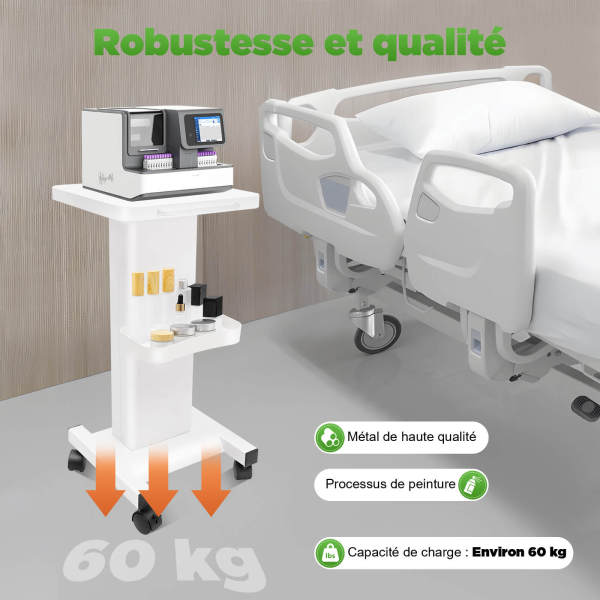 Chariots de Travail Chariots de beauté Chariots cosmétiques, Chariots de Tables latérales de Charge Maximum de 45 kilogrammes pour Le Spa de Salon
