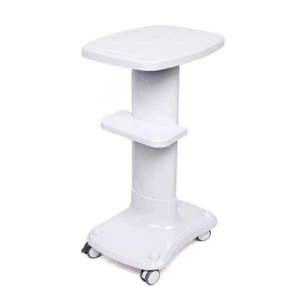 CNCEST-Beauty Salon Chariot de travail portable en ABS pour instruments de collecte Blanc