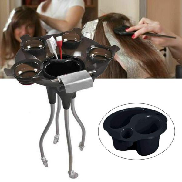 Chariot de travail pour salon de coiffure -Avec 4 bols de coloration