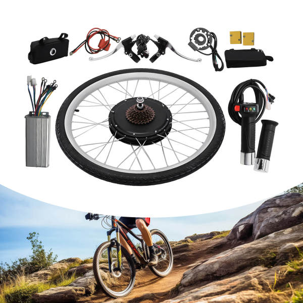 Kit Motorisation Vélo Kit Conversion Velo Electrique Entrepôt Européen 26/27.5/29 Pouces Kit De