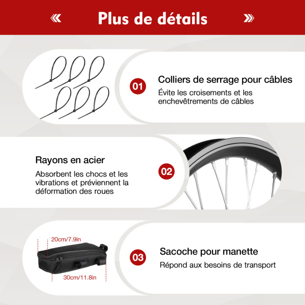 Kit Conversion, kit Conversion vélo électrique Roue Avant 48V 1500W Kit EBike avec écran LCD, kit Conversion Moteur vélo électrique 20/24/26/27.5/28/29/700C