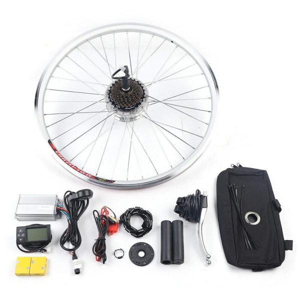 Kit de conversion pour vélo électrique arrière 36 V Roue arrière Moyeu Moteur LCD Moteur (26, 250)