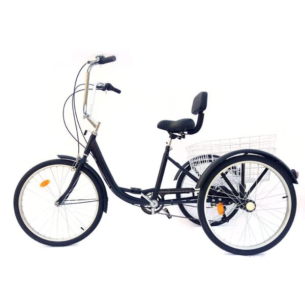 Tricycle Adulte Innytund 20 Pouces – Pliable, 8 Vitesses, Panier 20 Kg, Acier Carbone
