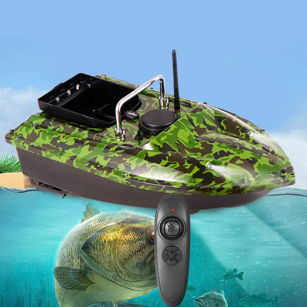 Bateau Appât De Pêche Télécommandé – Portée 500 M, Capacité 1,5 Kg – Avec GPS Et Retour Automatique – Noir