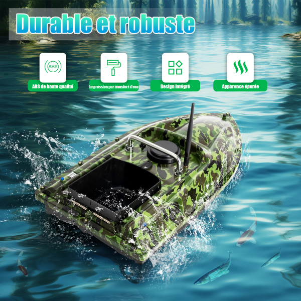 40 W Bateau Appât De Pêche 500m Bateau Appât Télécommande Bateau Appât