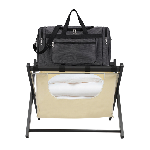 Porte-bagages pliable, support de bagages pliable, porte-bagages pour chambres d'amis, chambres à coucher, salons ou chambres d'hôtel