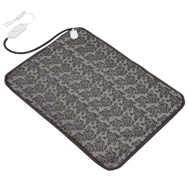 Couverture chauffante électrique, tapis chauffant, couverture chauffante pour chat, chien, coussin chauffant (fleur)