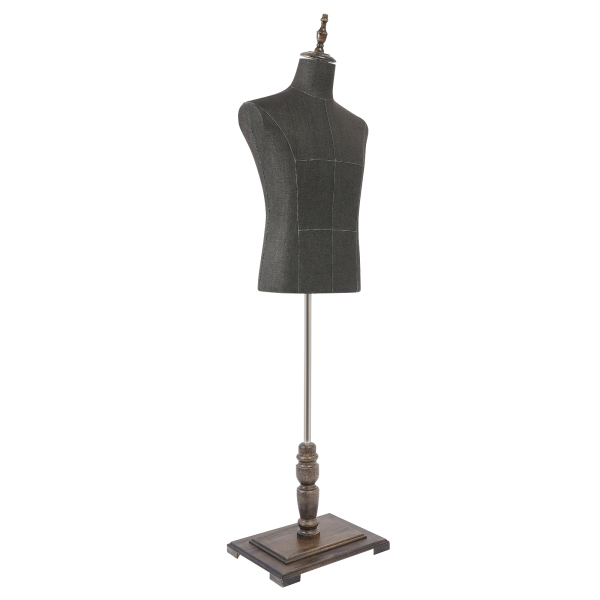 Mannequin homme avec support, mannequin demi-corps, mannequin de couture - Sans poignées SX Homme + Plaque européenne antique Mannequin homme avec support, mannequin demi-corps, mannequin de couture - Sans poignées SX Homme + Plaque européenne antique