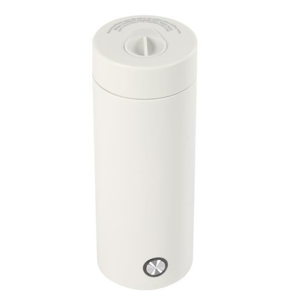 Petite bouilloire électrique portable, bouilloire de voyage 400 ml, mini bouilloire électrique pour thé, lait, café, Blanc